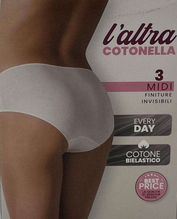 Slip donna cotone elasticizzato Cotonella 3488 3pz