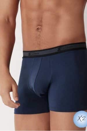 Boxer uomo cotone elasticizzato Cotonella 2384 2Pz