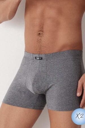 Boxer uomo cotone elasticizzato Cotonella 2397 2Pz