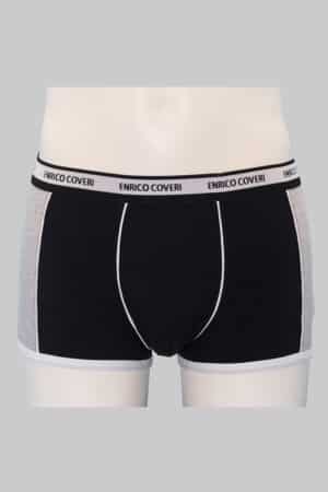 Boxer Enrico Coveri in cotone elasticizzato EB1003 nero