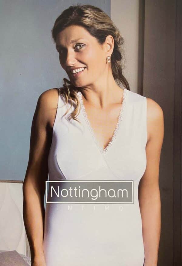 Canotta donna con forma del seno a costina Nottingham VL3025
