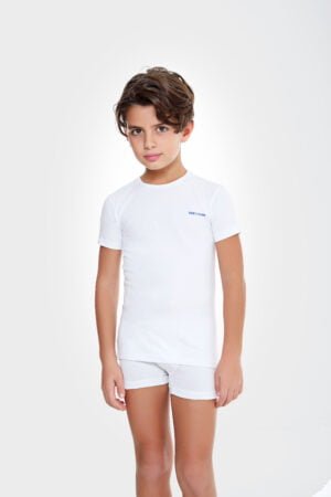 maglia intima bambino mezza manica Enrico Coveri ET4000 3Pz