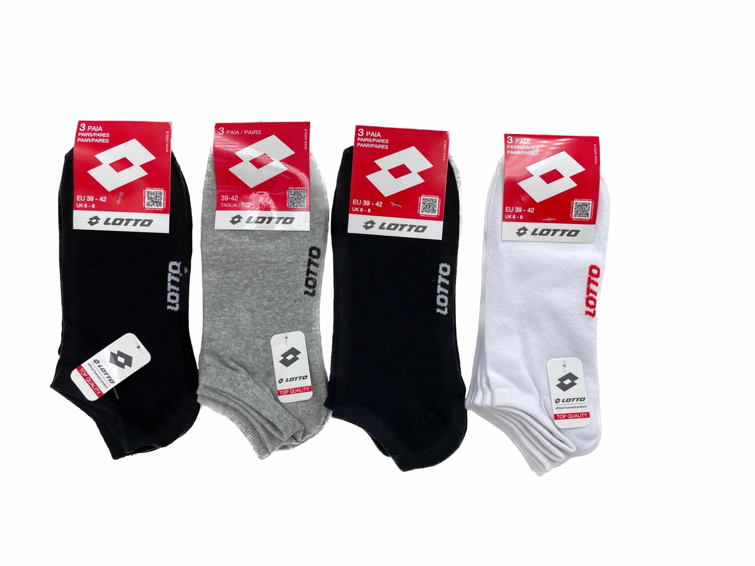 Calzini fantasmini lotto in cotone unisex TONI 3PZ