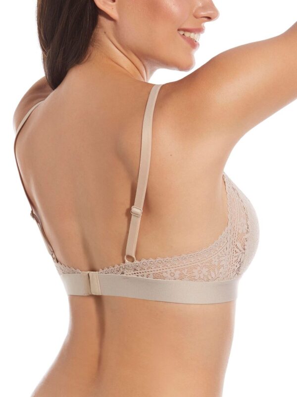 reggiseno preformato senza ferretto di pizzo Selene MARCELA retro