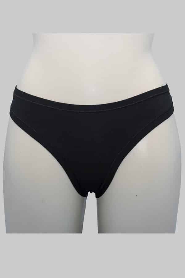 Slip brasiliana cotone modal Jadea 502 nero fronte