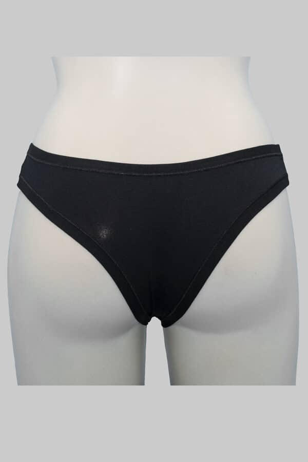 Slip brasiliana cotone modal Jadea 502 nero retro