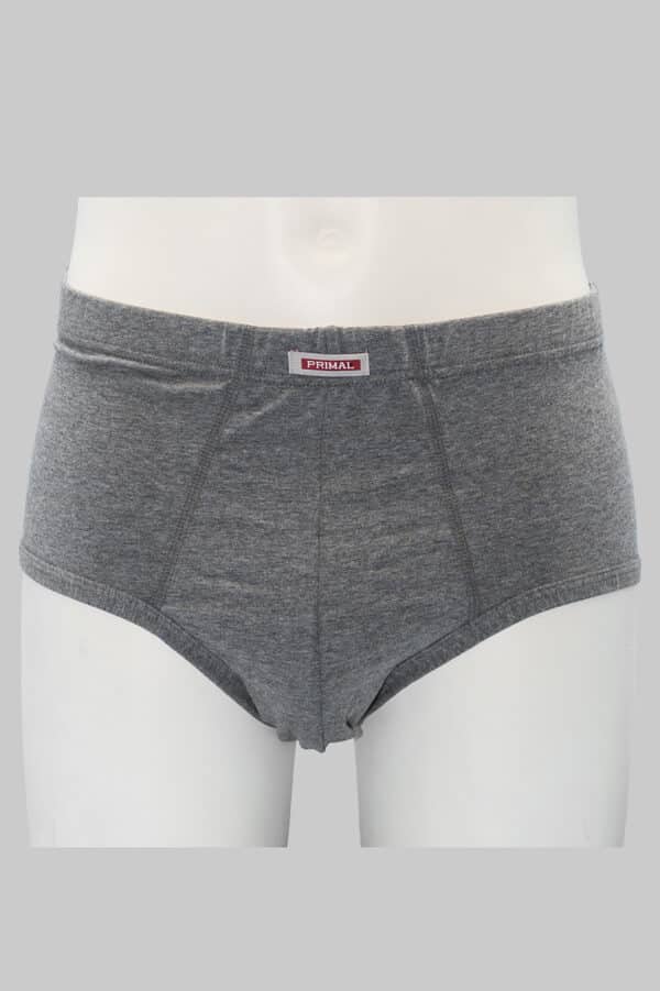 Slip uomo taglie forti in cotone Primal 2211 grigio