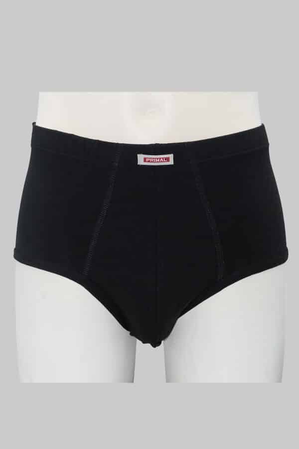 Slip uomo taglie forti in cotone Primal 2211 nero