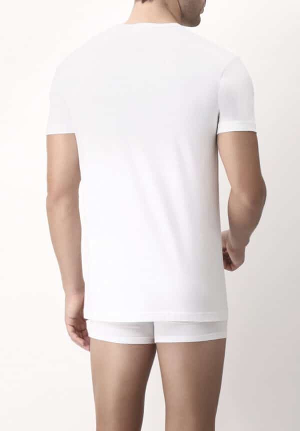 T-shirt Cagi maglia intima uomo girocollo in cotone jersey 1328