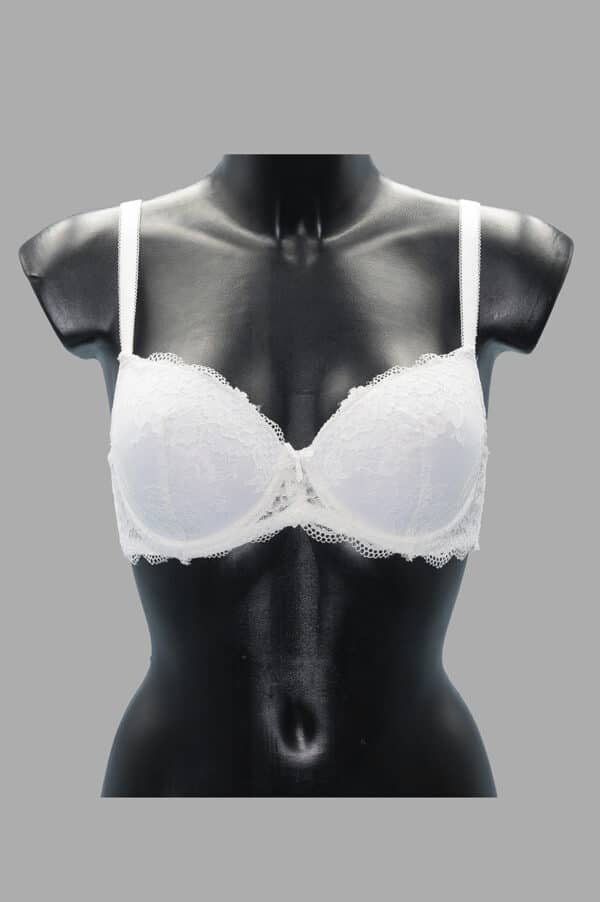 Reggiseno Sièlei con ferretto in pizzo 2454 bianco