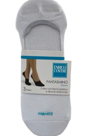 Salvapiede con silicone antiscivolo Enrico Coveri 3PZ bianco