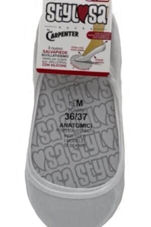 Salvapiede scollatissimo donna Stylosa G116 3PZ bianco