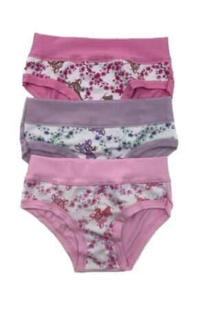 Slip bambina con fascia alta Emy Fantasia Assortita 3Pz