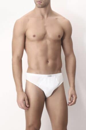 Slip uomo filo di scozia Cagi 1208 foto bianco fronte