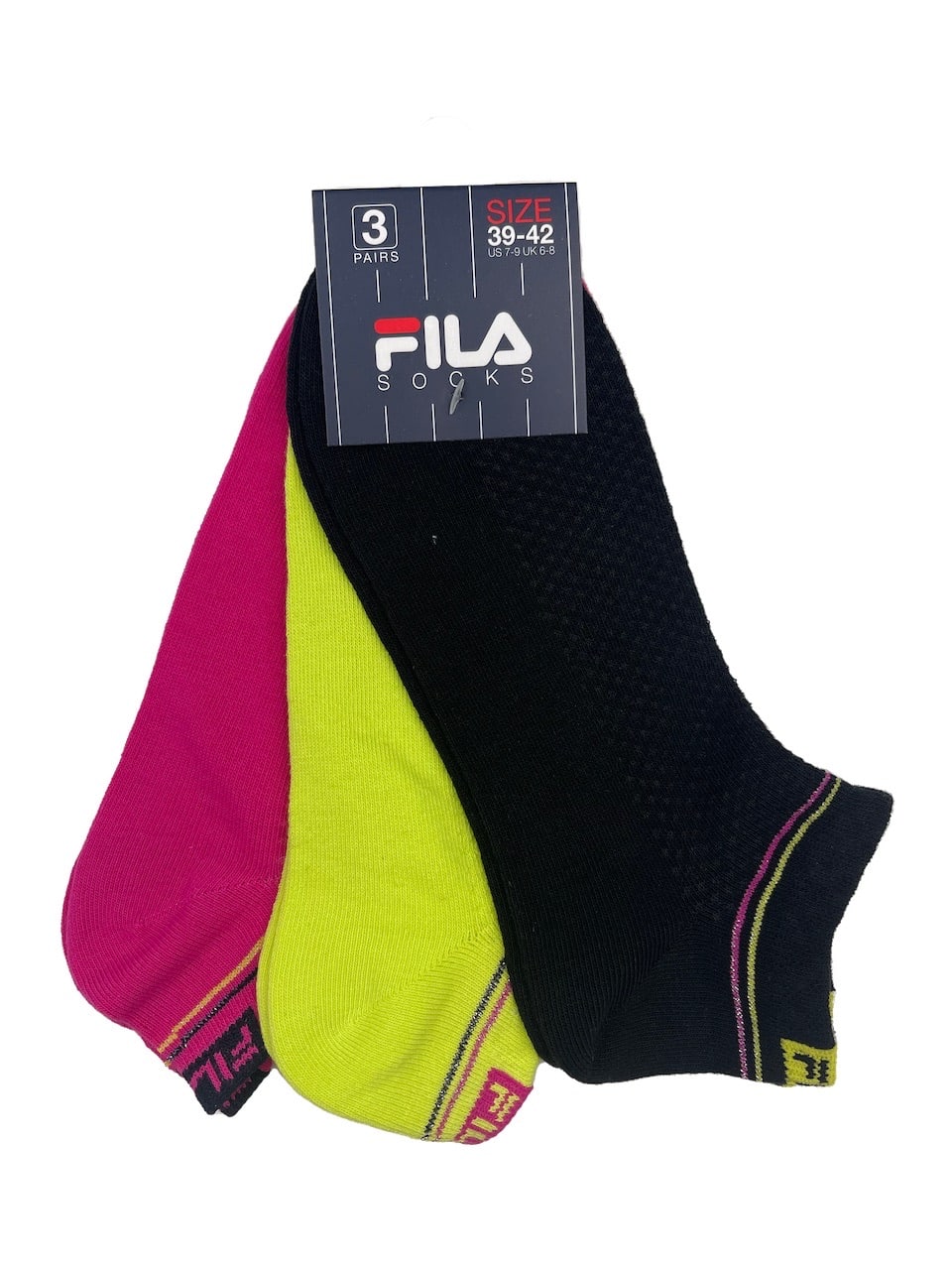 Calzini fantasmini Fila donna in cotone F119 3PZ