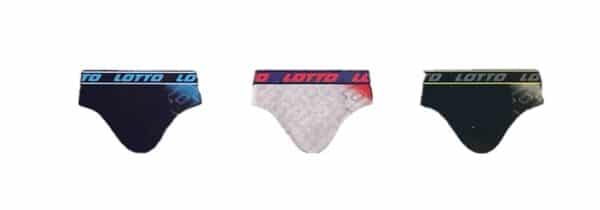 Slip uomo fantasia elasticizzato Lotto LS1293