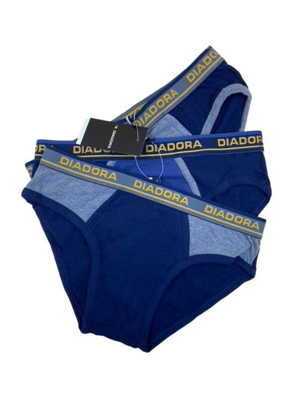 Slip uomo Diadora in cotone elasticizzato 6005G3 3pz