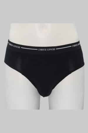Slip uomo in cotone elasticizzato Enrico Coveri ES1000 nero