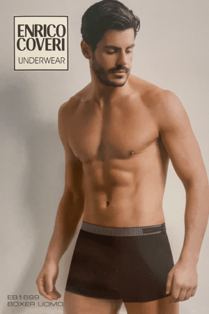 Boxer uomo Enrico Coveri in cotone fantasia EB1699