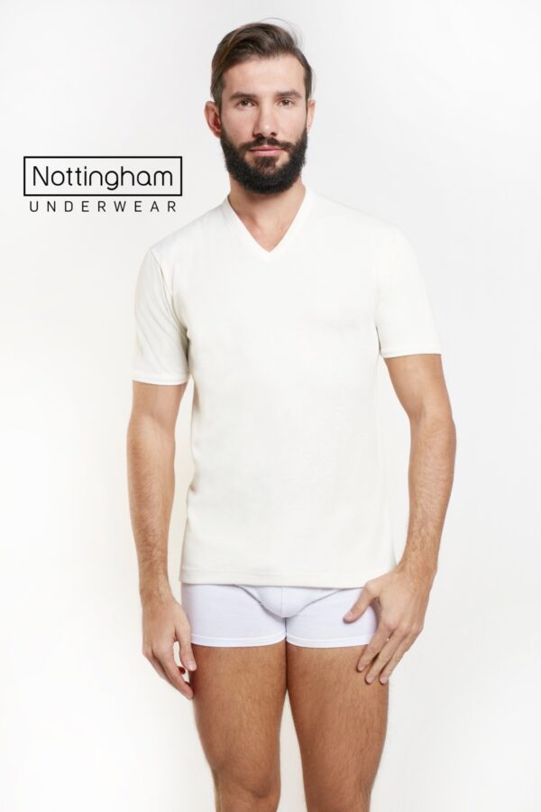 Maglia intima uomo lana e cotone Nottingham TV18