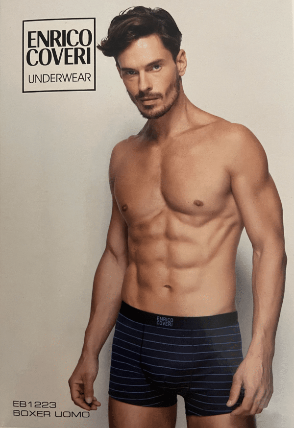 boxer uomo cotone elasticizzato Enrico Coveri scatola