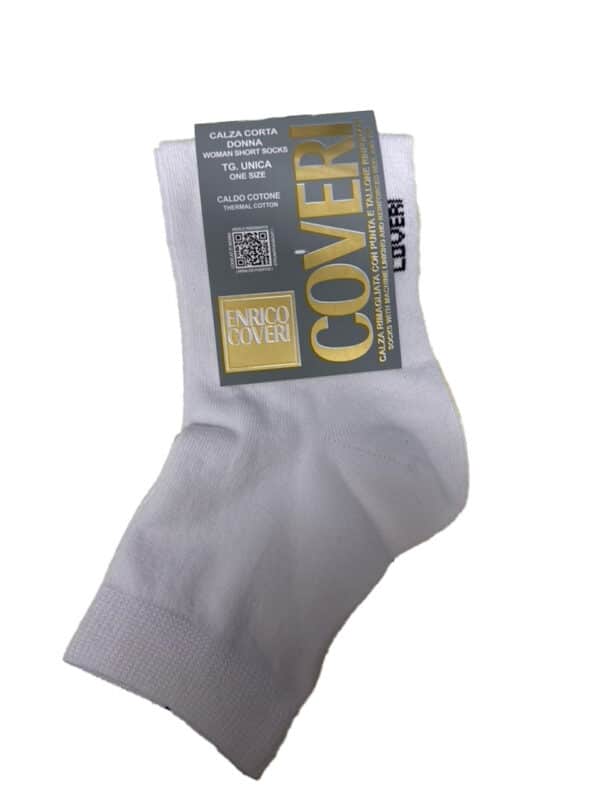 Calze donna invernali corte Coveri MARA vari colori bianco