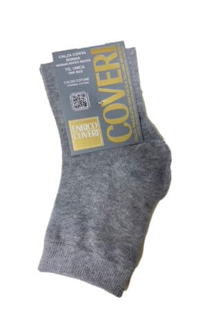 Calze donna invernali corte Coveri MARA vari colori grigio