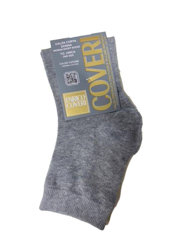 Calze donna invernali corte Coveri MARA vari colori grigio