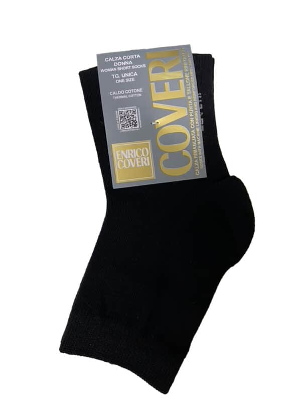 Calze donna invernali corte Coveri MARA vari colori nero