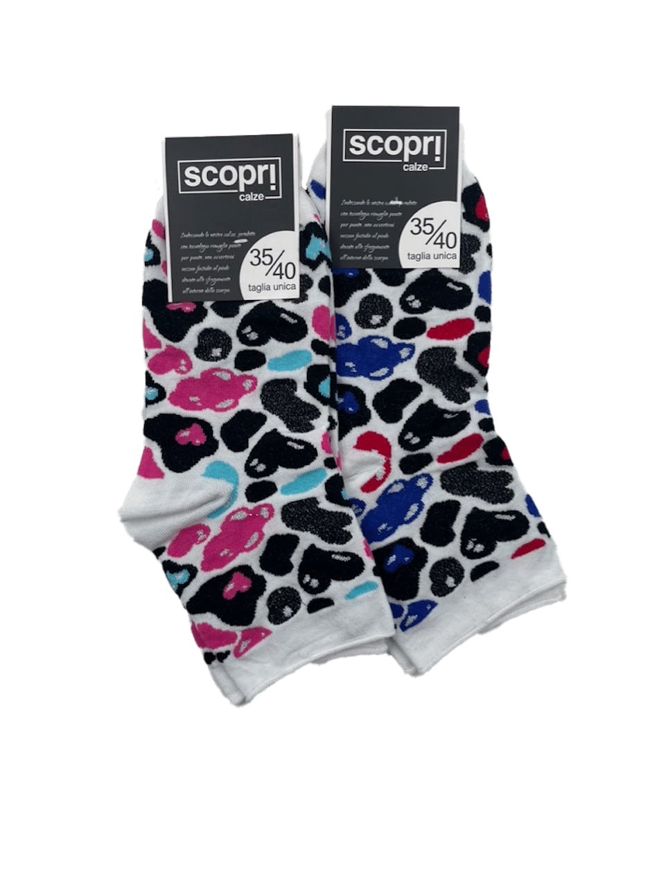 Calzini colorati donna corti Scopri Gacrux 2PZ assortimento 3