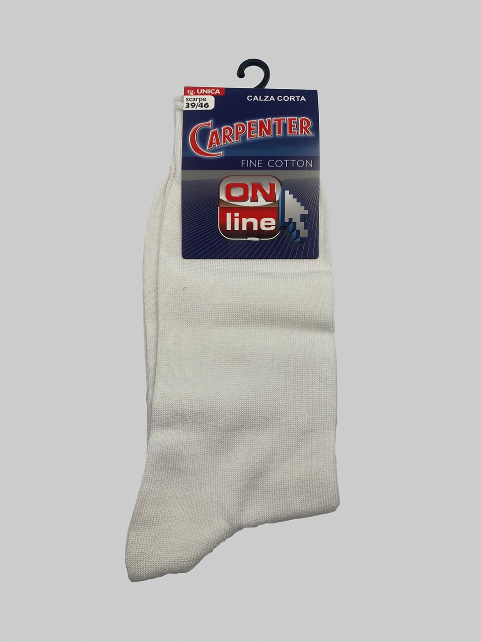 Calzini corti uomo cotone Carpenter 0106 bianco