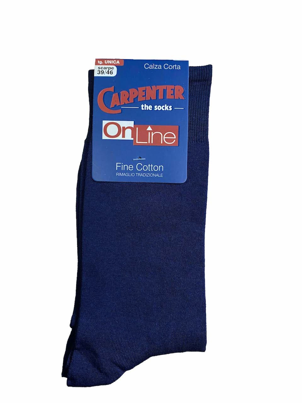 Calzini corti uomo cotone Carpenter 0106 bluette