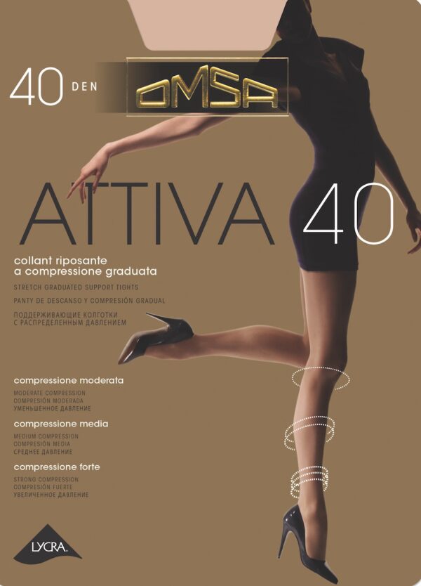 Collant riposanti 40 denari Omsa ATTIVA 40