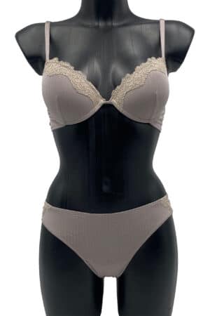 Completo intimo donna Lormar 2034 sabbia rosa