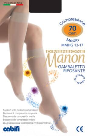 Gambaletto compressione graduata media tonificante 70 Manon