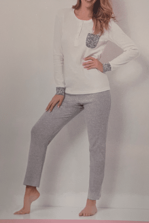 Pigiama caldo cotone donna Il Granchio GP6026