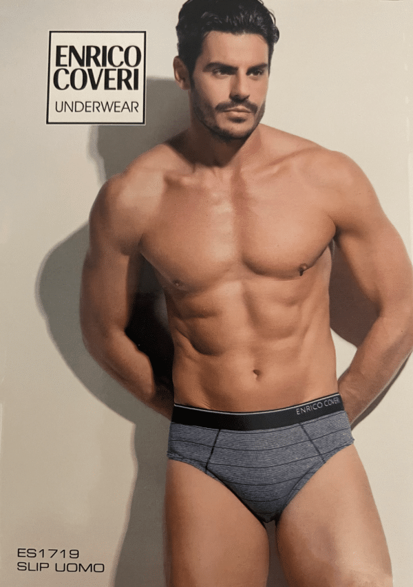 Slip uomo Enrico Coveri in cotone elasticizzato ES1719