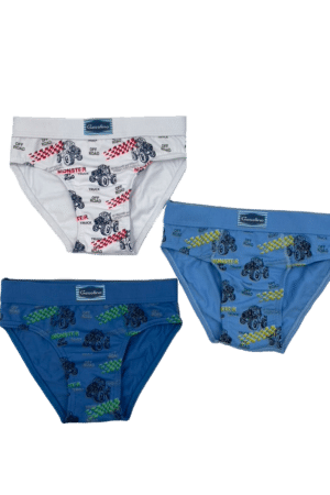 Slip bambino stampato Gasolino 3627/F 3 Pz