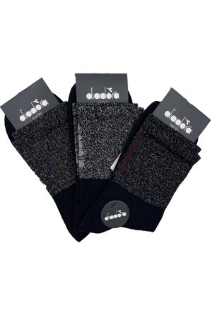 Calze donna invernali corte Diadora lurex