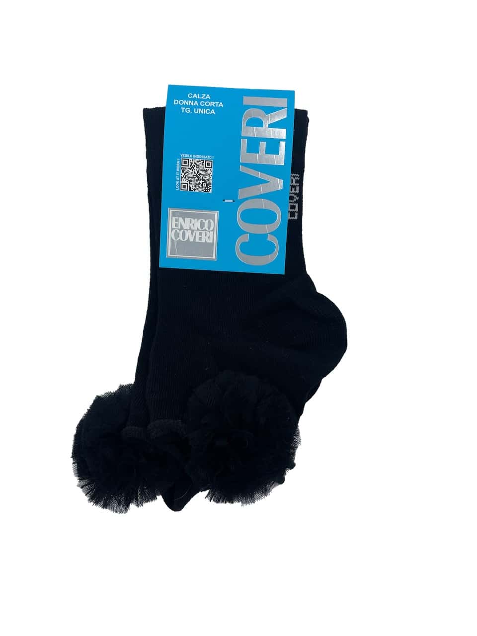 Calze donna invernali corti Enrico Coveri LUANA nero