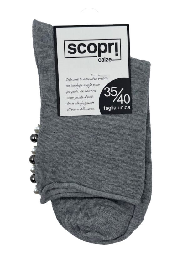 Calze invernali donna corte Scopri VANITY grogio