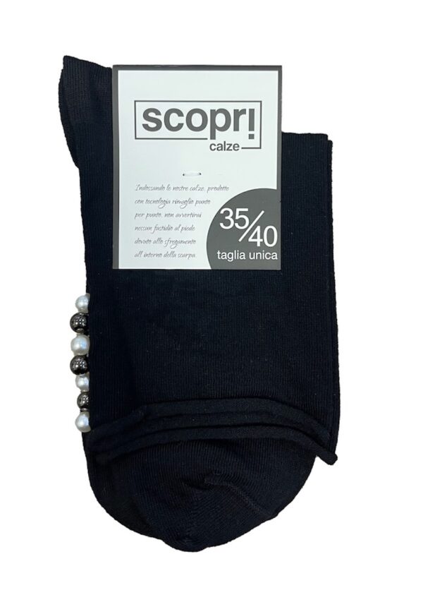 Calze invernali donna corte Scopri VANITY nero