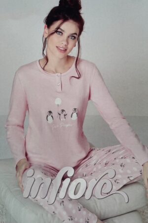 Pigiama caldo cotone donna Infiore 1430