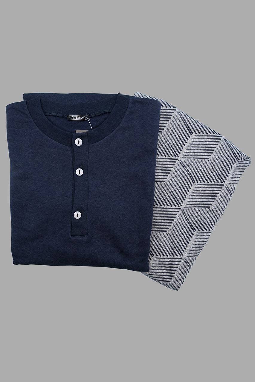 Pigiama uomo invernale Intimami IU292GPL CLICK INTIMO