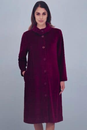 Vestaglia da donna invernale con bottoni Linclalor LN28850