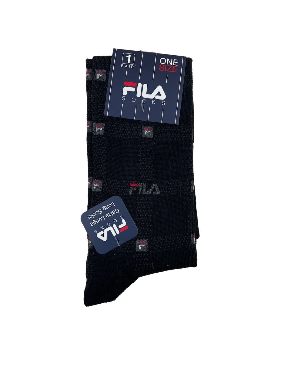 Calze da uomo invernali lunghe Fila F5331D blu
