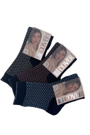 Calze donna invernali Enrico Coveri VIOLA 316C 3PZ assortimento 1