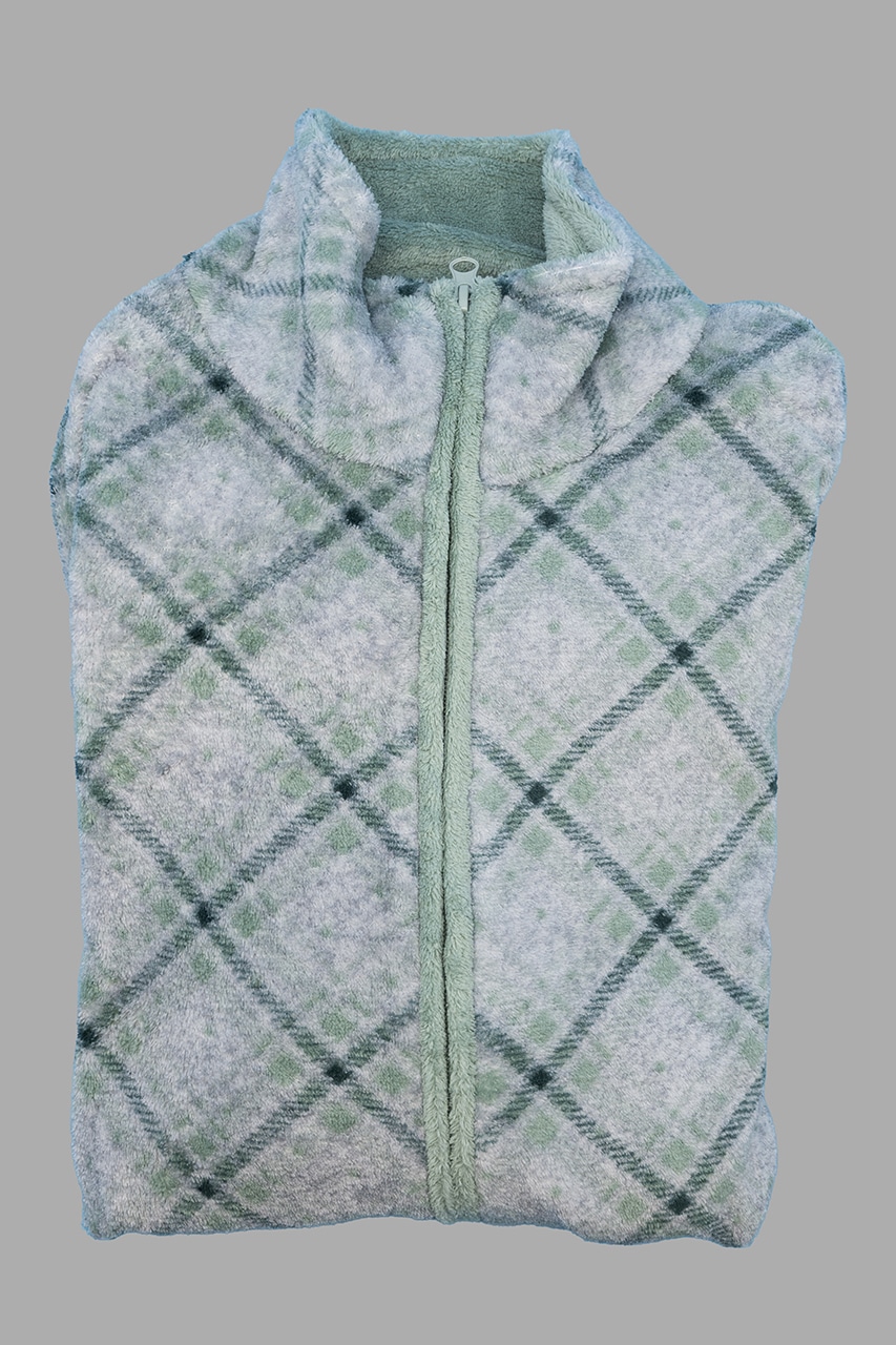 Vestaglia Pile donna con zip Karelpiù KF5229 colore 2