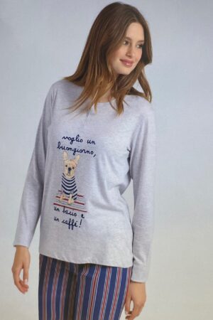 Pigiama estivo donna in cotone Il Granchio GP5061