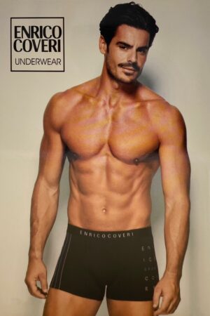 Boxer uomo Enrico Coveri in cotone fantasia EB1261